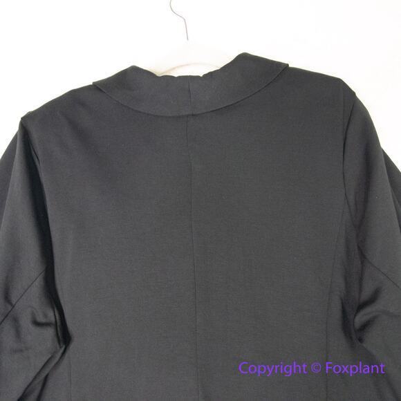 New! Eloquii black blazer one button, shoulder pads, size 20 - Picture 8 of 14
